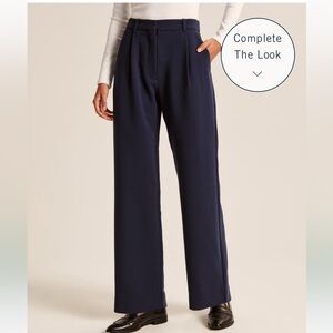 NWT Abercrombie Tailored Straight Pant 25s